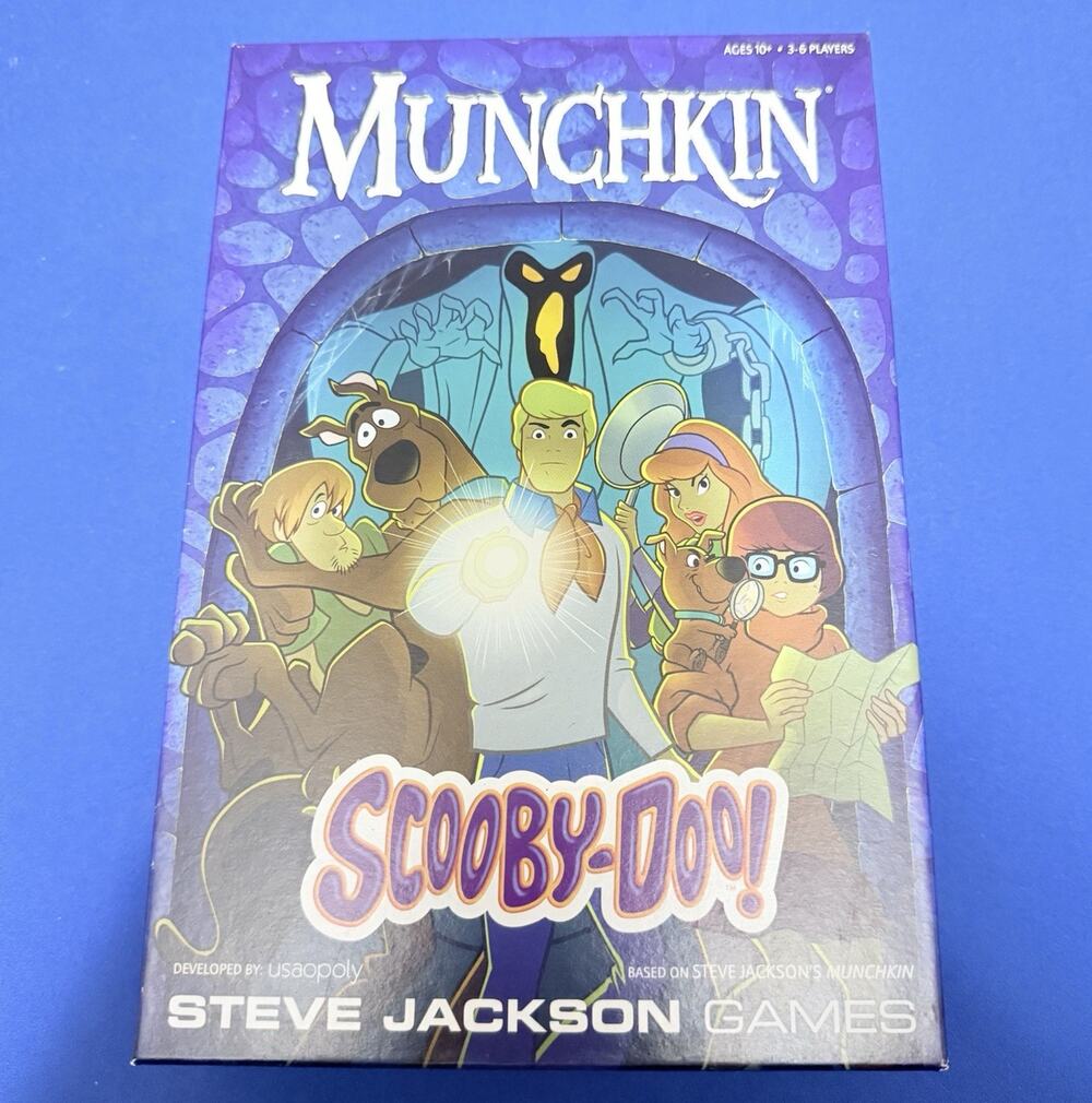Out of print Steve Jackson Games Munchkin Scooby-Doo! Card Game Sealed Cards!